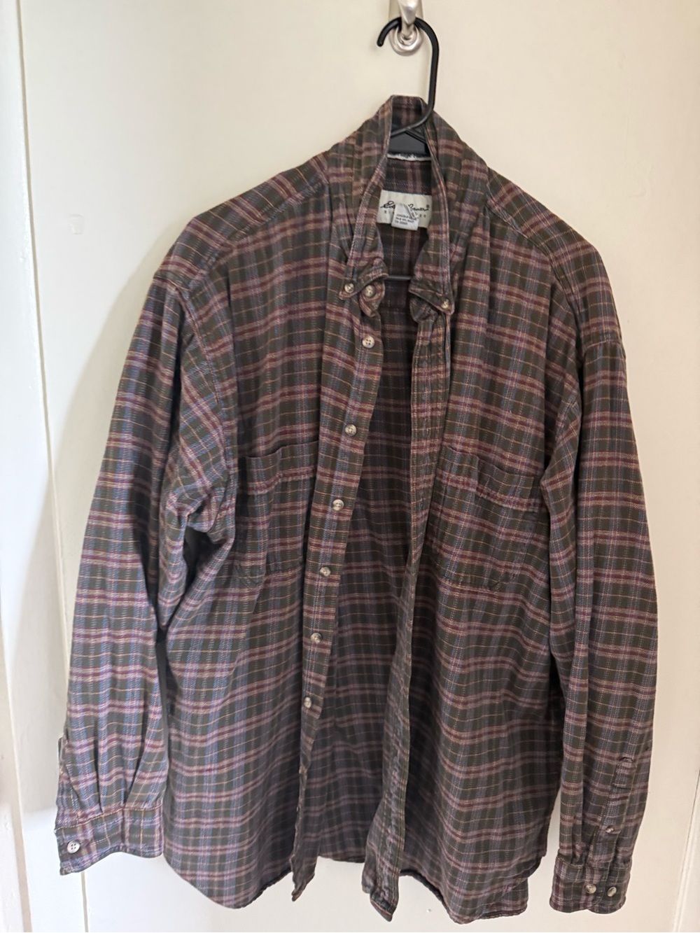 Eddie Bauer Men's Plaid Button-Up Shirt in